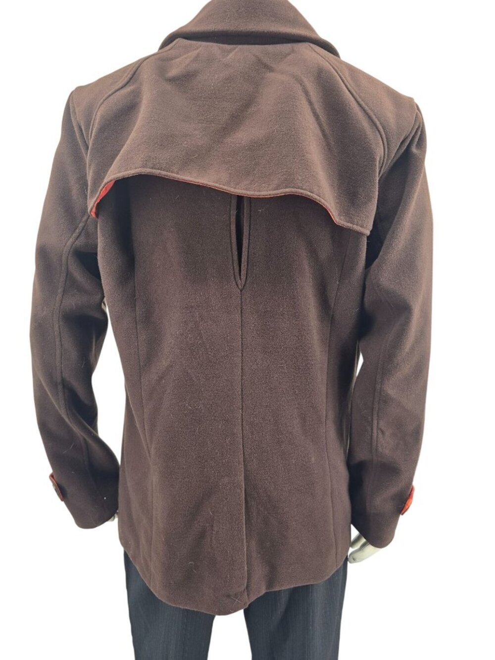 Marvel Our Universe Loki TVA Brown Double-Breasted Coat Large - Picture 3 of 11
